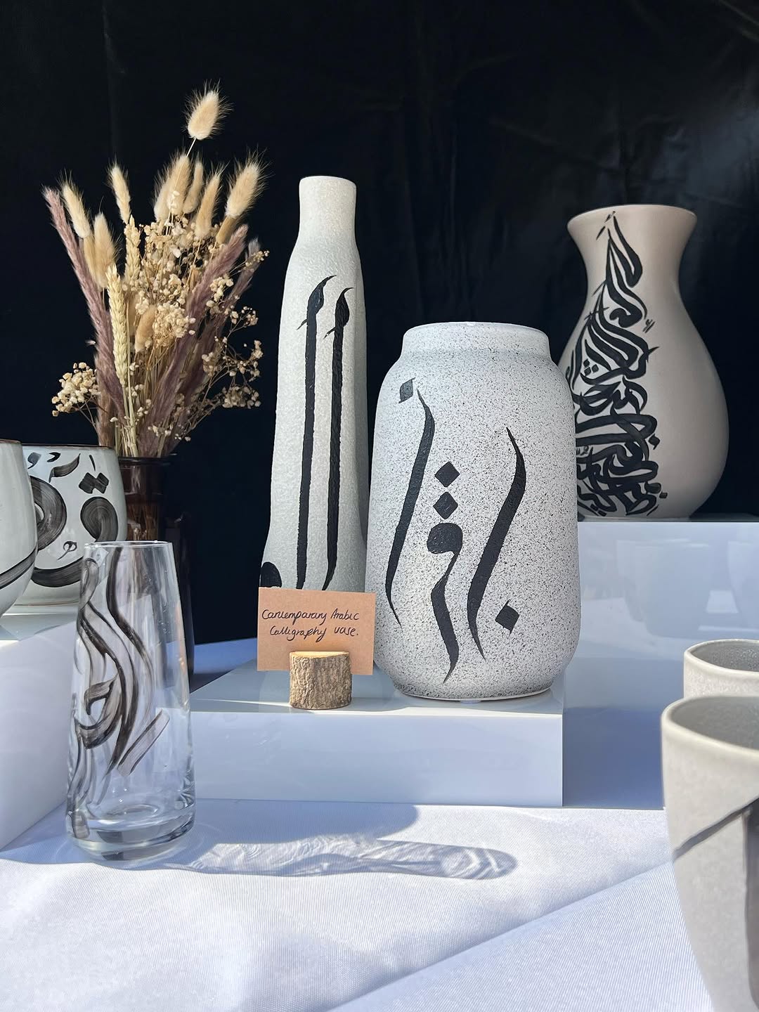 Contemporary Arabic vases now Available to order ! 💌✨