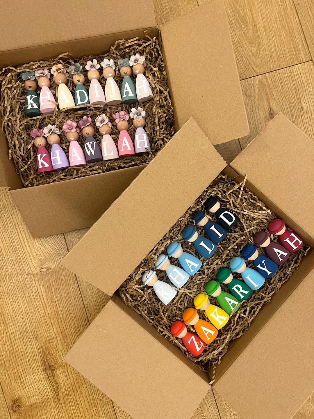 Peg doll sets for siblings ✨🤍